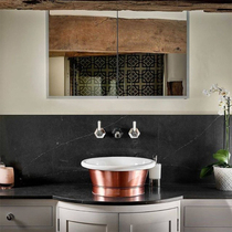 Copper ceramic bathroom cabinet table upper basin hotel B & B art wash basin toilet Copper Basin wash basin