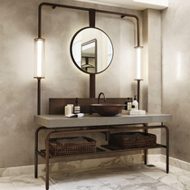 On-stage basin wash basin hotel bathroom retro washbasin custom sink bathroom sink copper art Basin