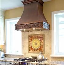 Hood decorative cover Mansion Villa open kitchen design imported same whole house custom range hood