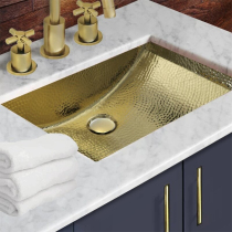 Square basin wash basin semi-embedded Hotel light luxury creative personality metal wash basin simple household Basin
