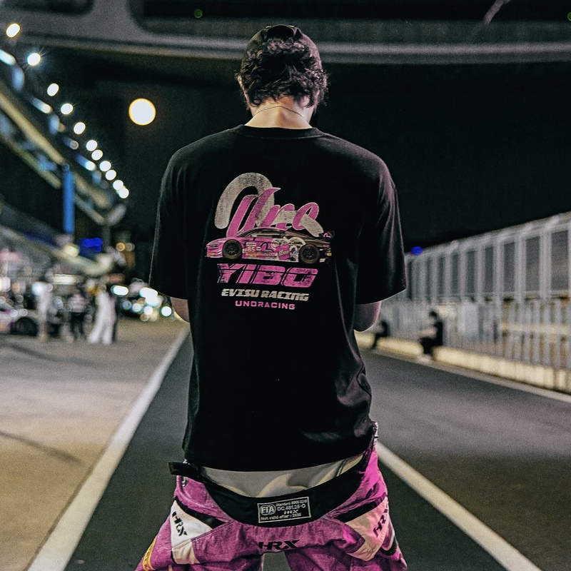 Unoracing Wang Yibo Co-Branded China Gt Shanghai Eight-Hour Endurance Race Limited Edition Short-Sleeve T-Shirt