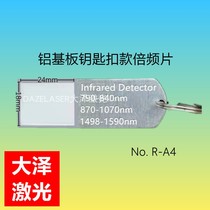 Classic keychain laser frequency doubling dimming optical conversion film 1550nm display observation card Solibo VRC4