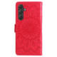 Mandala Flower Folio Flip Wallet Card Holder Phone Cases Covers Synthetic Leather Galaxy S24, Galaxy S24 Plus, Galaxy S24 Ultra, Galaxy S23, Galaxy S23 Plus, Galaxy S23 Ultra, Galaxy S22, Galaxy S22 Plus, Galaxy S22 Ultra,