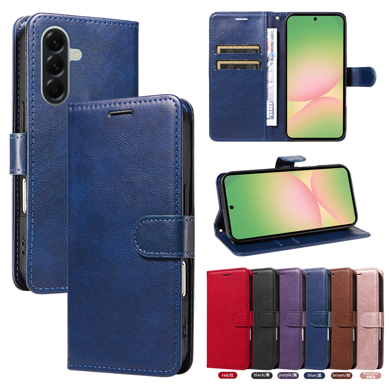 Anti-Drop Case Suitable for Samsung A37/A57 Phone Case, A20S Protection, A50/A70 Leather Case, A16/A17/A27/A56 Soft Case, A33/A34/A35/A36 Silicone A55 Full Edge Flip Cover