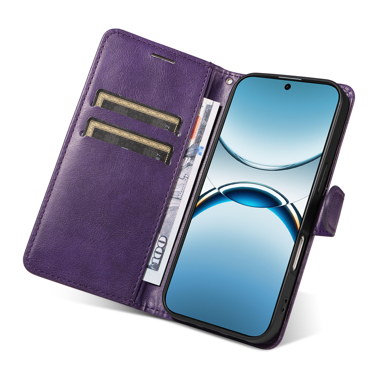 Leather Grain Flip Samsung Phone Case