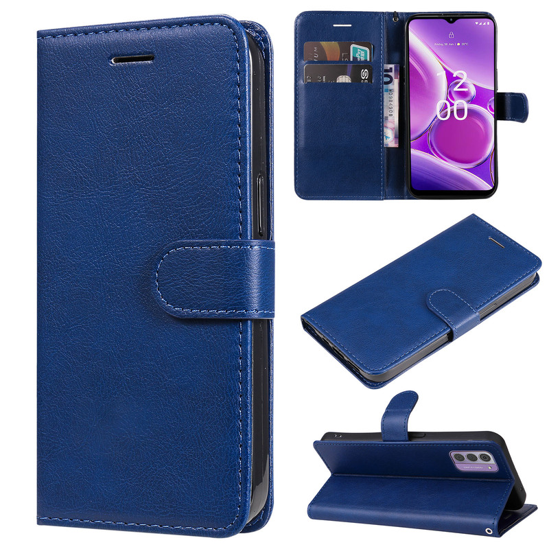 Suitable for Solid Color Nokia G42 5g Phone Case, Nokia G42 Protective Leather Case, G12/G22 Anti-Drop, Nokia G50/G60 Full-Edge Soft Silicone, Unisex, Simple Flip Cover Style