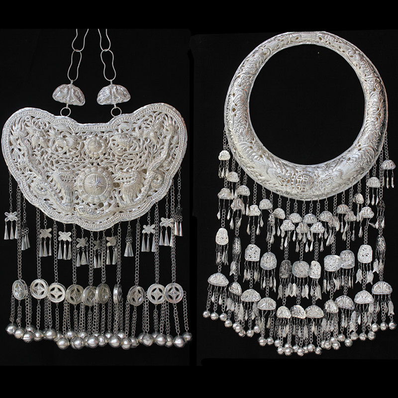 Home wall seedling silver necklace decoration wall hanging living room creative wall decoration pendant porch wall decoration hanging decoration