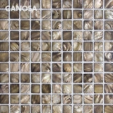 Каноша раковина мозаика фоновая настенная стена кофейные трибар