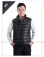 Mùa thu và mùa đông nam xuống cotton vest nam nhẹ vest vai đứng vest kích thước lớn ấm áo vest lỏng