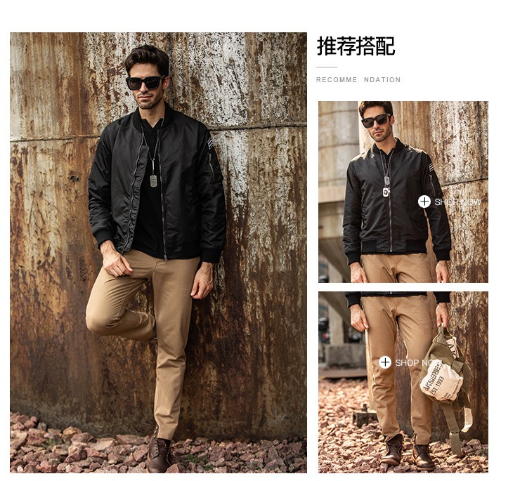 Áo khoác bomber nam CARLCLUB áo khoác nam cứng cáp áo khoác MA-1 US - Đồng phục bóng chày áo khoác bomber nam cao cấp