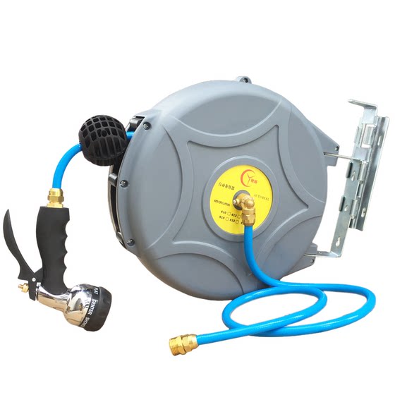 Air drum air pump trachea ອັດຕະໂນມັດ telescopic hose reel auto repair ຄວາມງາມລົດລ້າງຮ້ານນ້ໍາ drum ໄຟຟ້າ drum wire rewinder