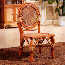 Natural real vine dining chair rattan chair high-grade rattan chair rattan wood chair rattan dining chair New cane chair office chair furniture