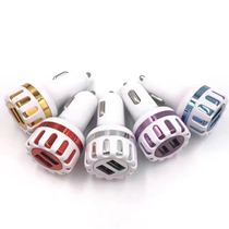 New dual USB car charger sun flower car charger double usb car charger