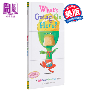 英文原版 What’s Going On Here? 接下来会发生什么？ 精装 趣味翻翻书0-6岁【中商原版】