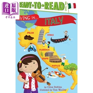 Ready-To-Read系列 准备阅读2级意大利 Level 2 Livingin Italy 儿童分级阅读插图童书地理文化 平装 英文原版 7-12岁【中商原版】