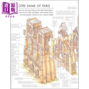 建筑的故事（Stephen Biesty插图）英文原版 The Story of Buildings【中商原版】