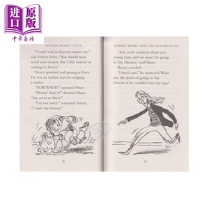 Horrid Henry 淘气包亨利 3个故事合集 亨利的帮忙 儿童经典文学故事带插图 英文原版 7-12岁 暑期书单【中商原版】