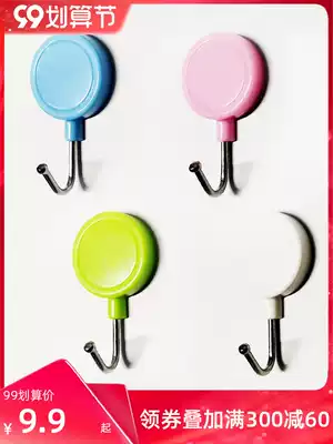 Sbeth strong magnet Hook 4 dormitory non-trace magnetic refrigerator patch magnet anti-theft door kitchen hook