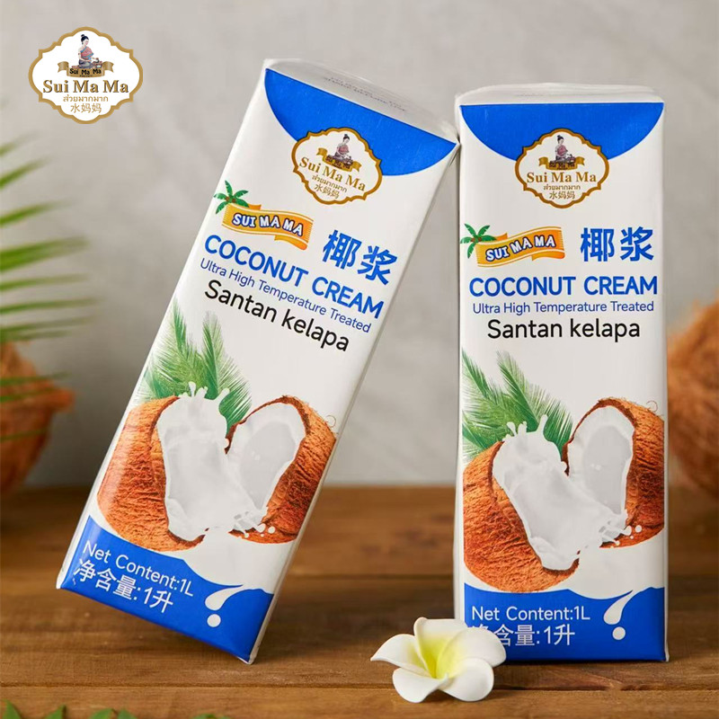 印尼进口水妈妈经典椰浆1L为何成为做甜品和饮品的必备原料?-椰浆-淘宝好物网