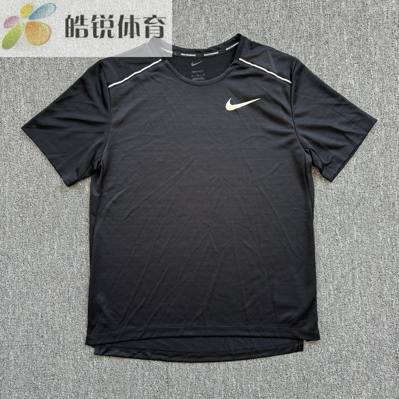 Nike Dri-Fit Nike Men's Quick-Drying Breathable Running Training Casual Sports Short-Sleeved T-Shirt Aj7566-010