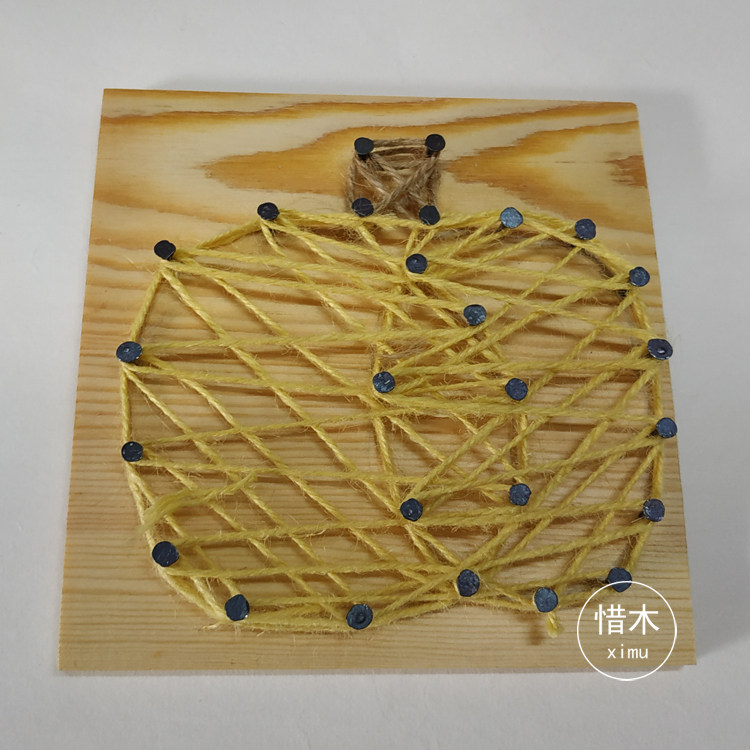 Nail painting Halloween Woodworking workshop Material package Children's maker workshop Small woodworking course Wood materials Kindergarten