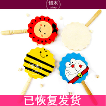 Cherish Woodworking Workshop Dial Wave Drum Materials Bag Nursery School Woodworking Workshop Early Childhood Creator Education White Adobe DIY semi-finished products