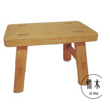 Cherish Woodworking Workshop Four Feet Eight Fork Bench Light Experience Class Bench Diy Learning Wood Material Bag White Wax Red Oak