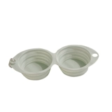 Чичипаус складной чаша собака на улице с силиконовой чашкой для питомца вода пить воду и выходить из чаши для собак из чашки с водой