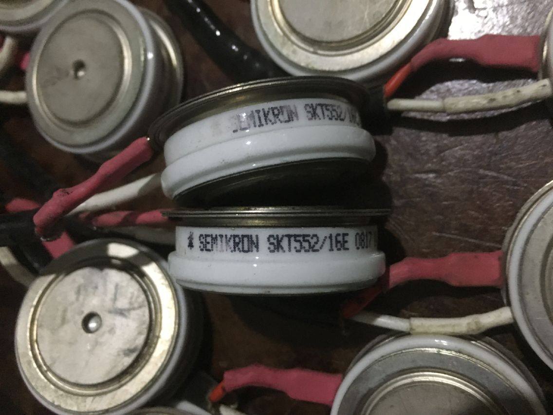 German original SEMIKRON Ximenkang SKT552 16E flat-panel semiconductor control rectifier thyristor soft start fishing machine
