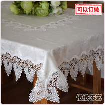 European tablecloth cloth tablecloth tea garden table cloth lace TV cabinet cover high-end luxury specials