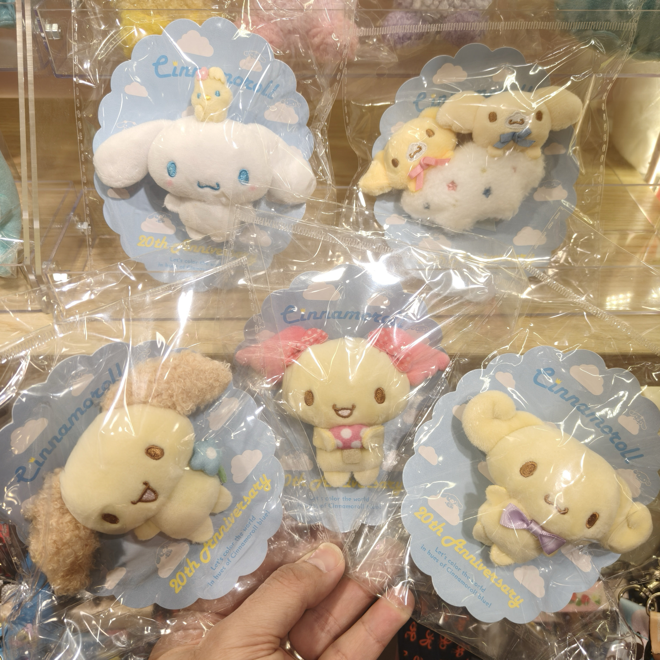 Authentic sanrio cinnamoroll 20th anniversary edition brooch