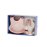 Подарочная коробка, детская посуда, комплект, обеденная тарелка для кормления, нагрудник