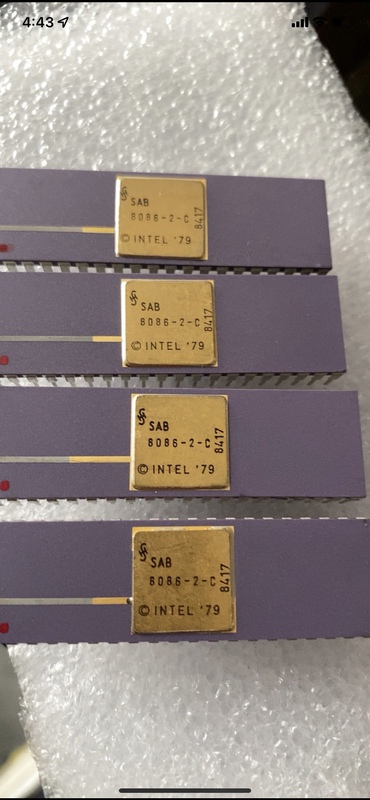 Sab8086-2-C Antique Cpu Collection, Actual Product Photos Brand New in Stock