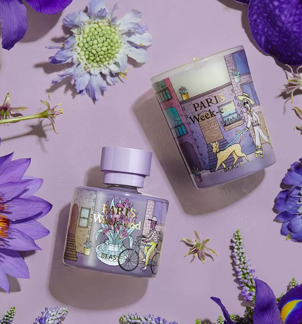 Набор ароматических свечей The Beast beasts fragrance box для спальни и гостиной, ладан listed, подарок