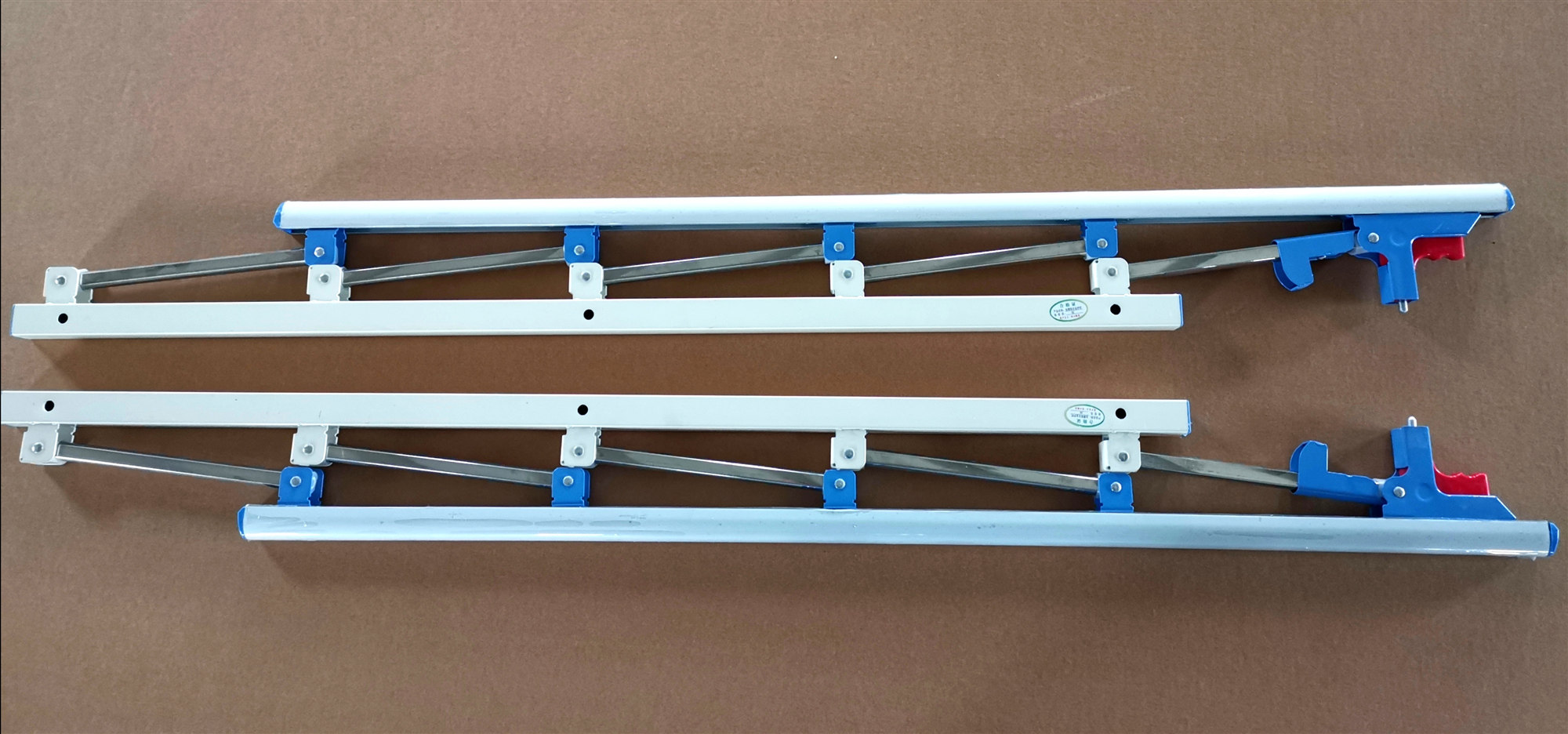 Aluminum alloy five-gear guardrail single and double rocking bed accessories guardrail fence five-gear five-post four-pillar six-pillar thickened