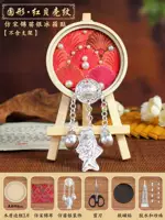 Круглый магнит на холодильник, набор материалов