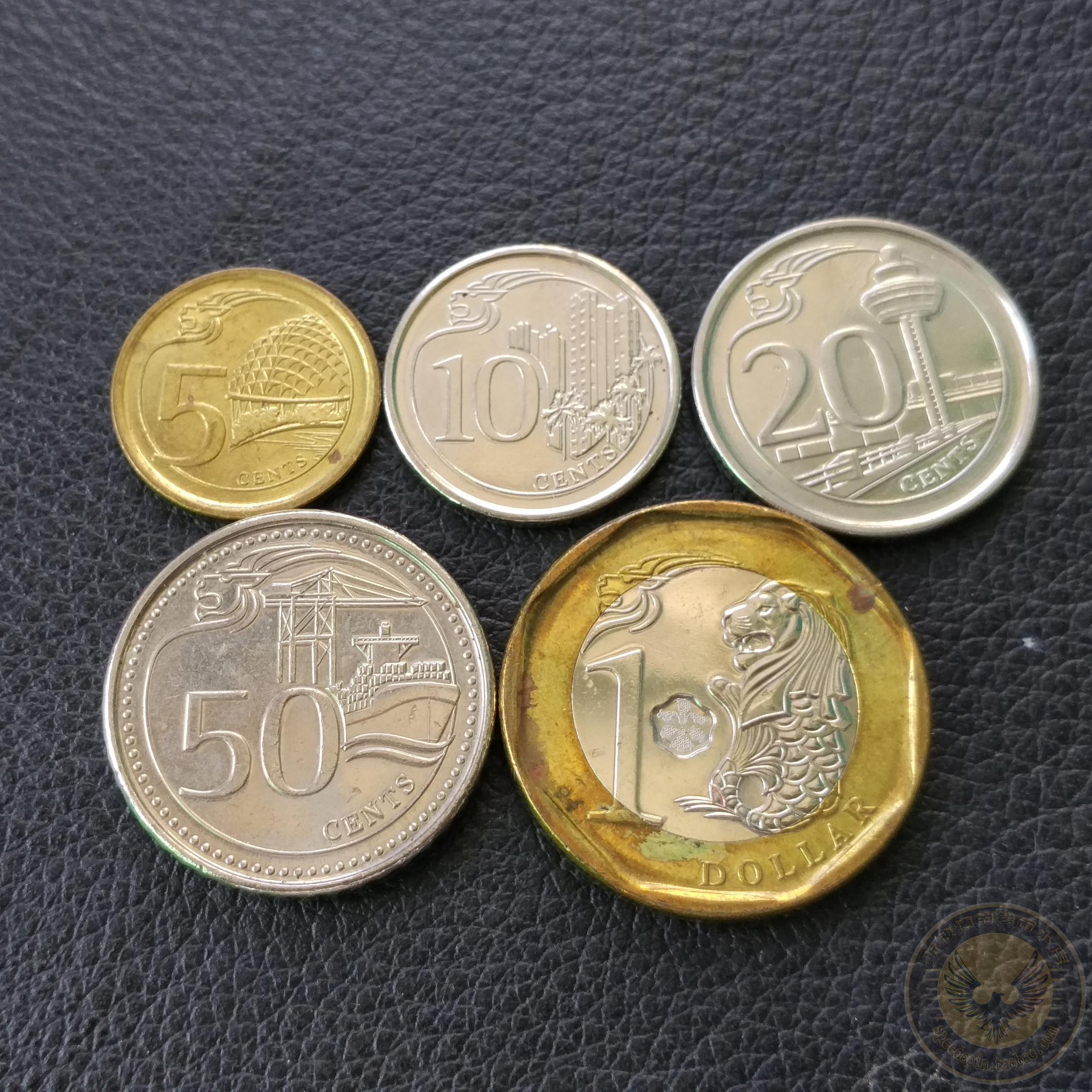 Usd 8 07 Singapore Imports Of New 5 Sets Coins Including Two Singapore Imports Of New 5 Sets Coins Including Two Color High Value Coin Circulation