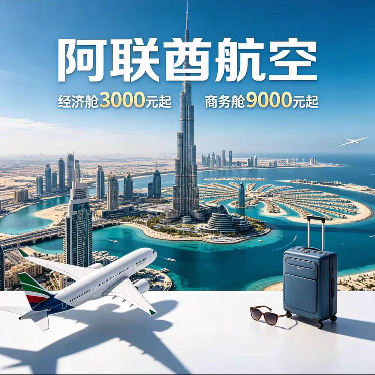 Emirates Airlines Limited-Time Offer: Economy Class Starting from 3000, Business Class Special Price Starting from 9000, Official Genuine Product