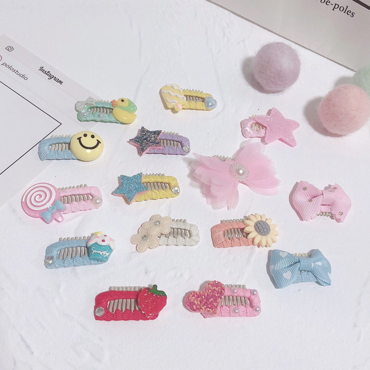 Pet dog hair clip VIP Yorkshire jewelry headgear Maltese head clip hair Teddy dog ​​BB clip