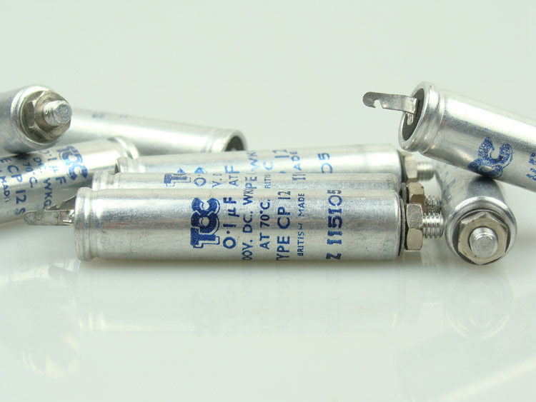 Brand new blue word version TCC UK 0 1UF500V antique oil immersion coupling capacitor