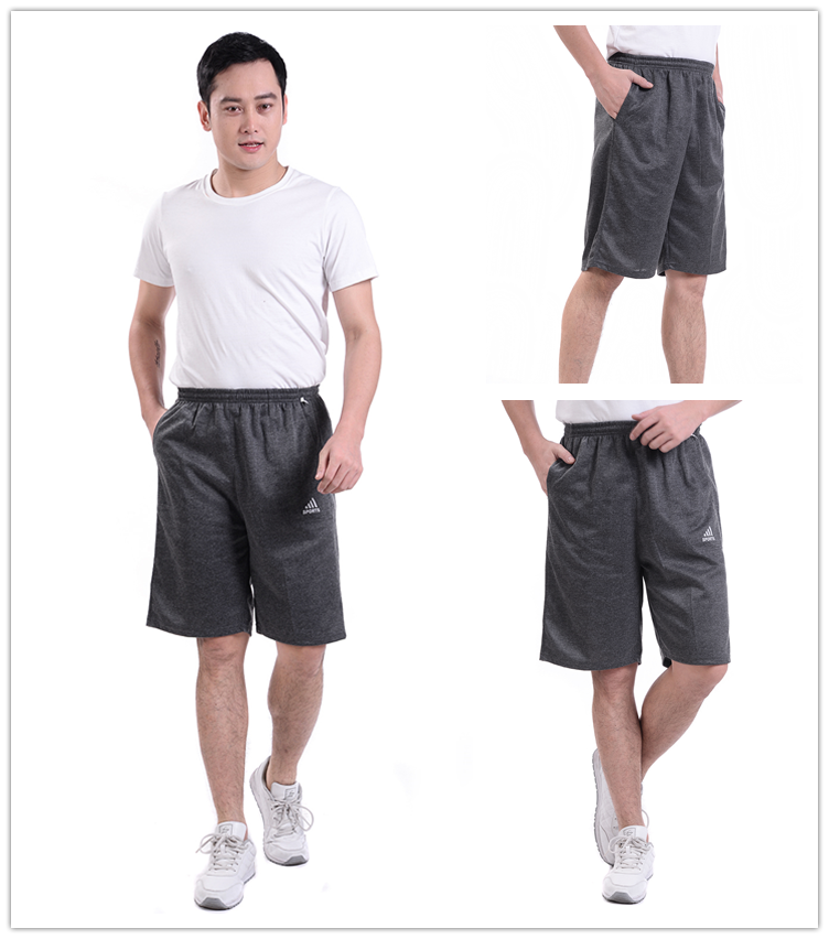 Mùa hè trung niên quần short nam 5 điểm quần cotton thể thao bãi biển quần lỏng kích thước lớn phần mỏng quần của nam giới