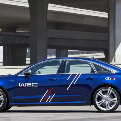 Door sticker side door rally car body sticker decoration scratch car sticker modified sticker English text