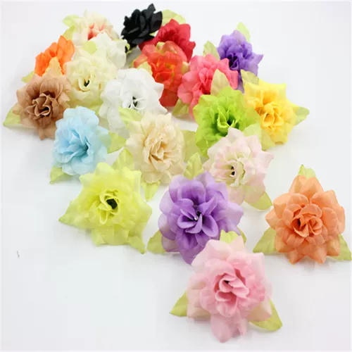 Симуляция шелк маленький розовый цветок цветы