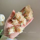 Горный чай, летняя заколка для волос, челка, шпильки для волос, аксессуар для волос, в цветочек