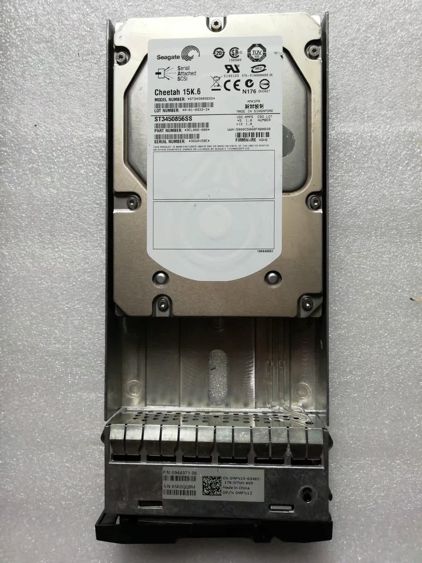 DELL EQ Storage Hard disc ST3450856SS 450G 0MFN12 0944971-06