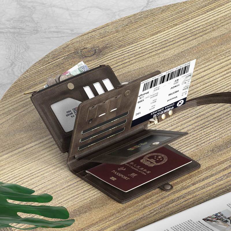 Card Holder, Passport Holder, Vertical Portable Zipper Bag, Short Personalized Wallet, Integrated Document Storage Bag Card Holder, Passport Holder, Vertical Portable Zipper Bag, Short Personalized Wallet, Integrated Document Storage Bag