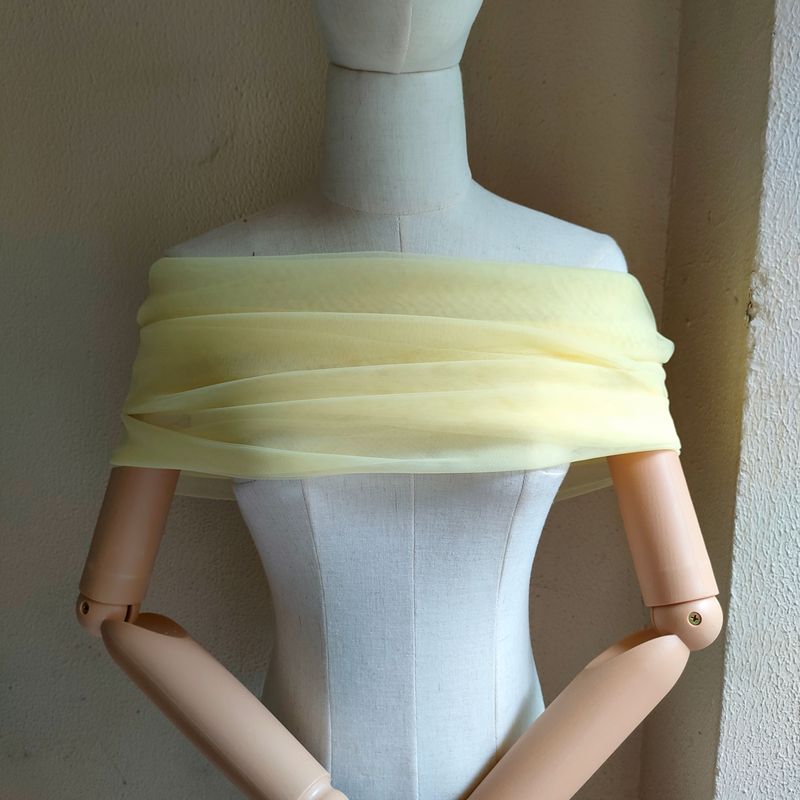 High-End Lemon Yellow Wedding Accessories, Strapless Arm Cover, Bridesmaid and Bride Dress Shoulder Veil, Arm-Covering Mesh Shawl High-End Lemon Yellow Wedding Accessories, Strapless Arm Cover, Bridesmaid and Bride Dress Shoulder Veil, Arm-Covering Mesh Shawl
