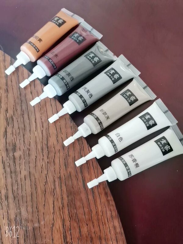 Ikea Repair Paste Furniture Repair Paint Nail Hole Paste Touch-Up Pen Warm White Wooden Door Floor Scratches Waterproof Wear-Resistant Fabric Texture