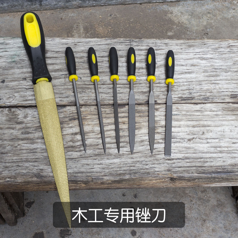 6 Pieces Mini Shchinwood Filing Woodworking Filing Knife Suit Red Wood Filing Knife Hardwood Filing Red Wood Diy Tool