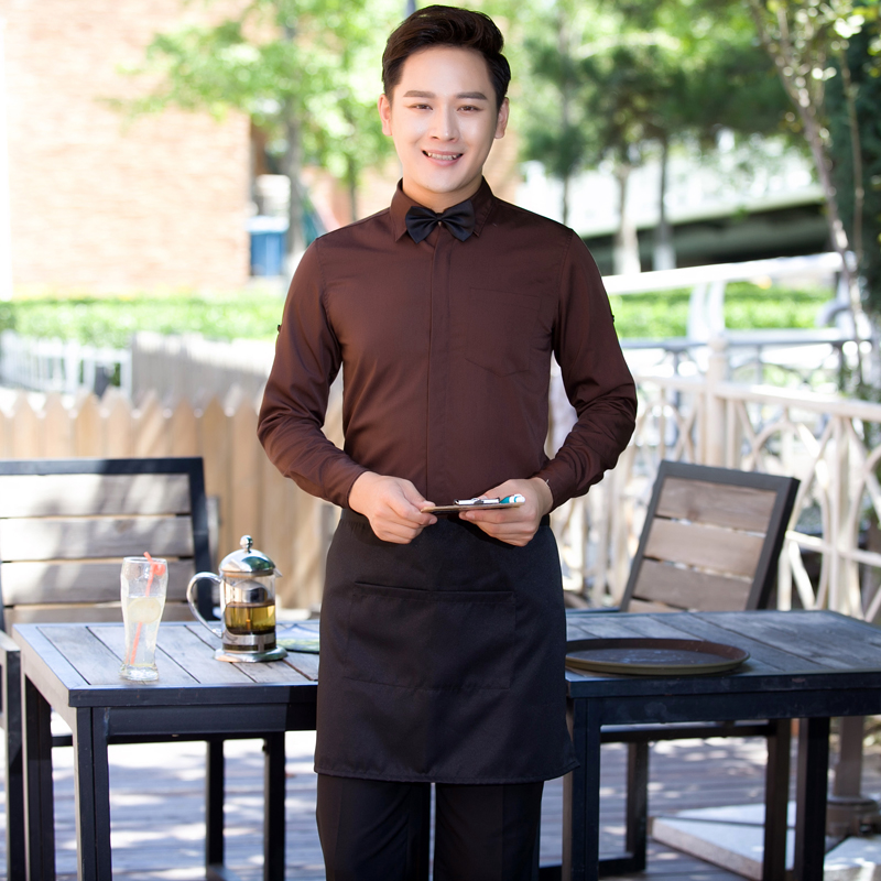 quán trà quần áo làm việc phục vụ Sữa nhà hàng Tây ăn áo nhà hàng waiter quần áo làm việc Waiter của nữ